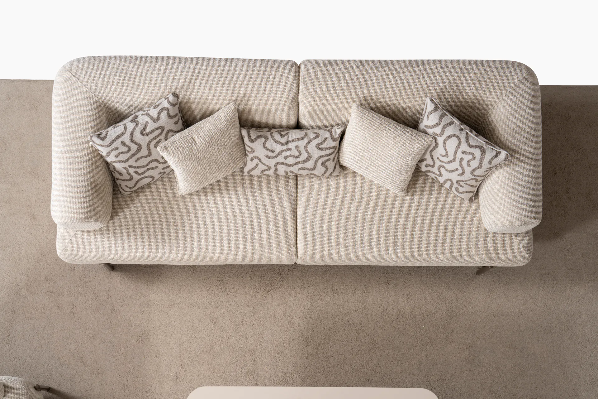 Verona Krem Koltuk Takımı